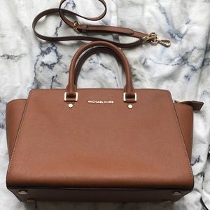 Michael Kors Leather Medium Satchel